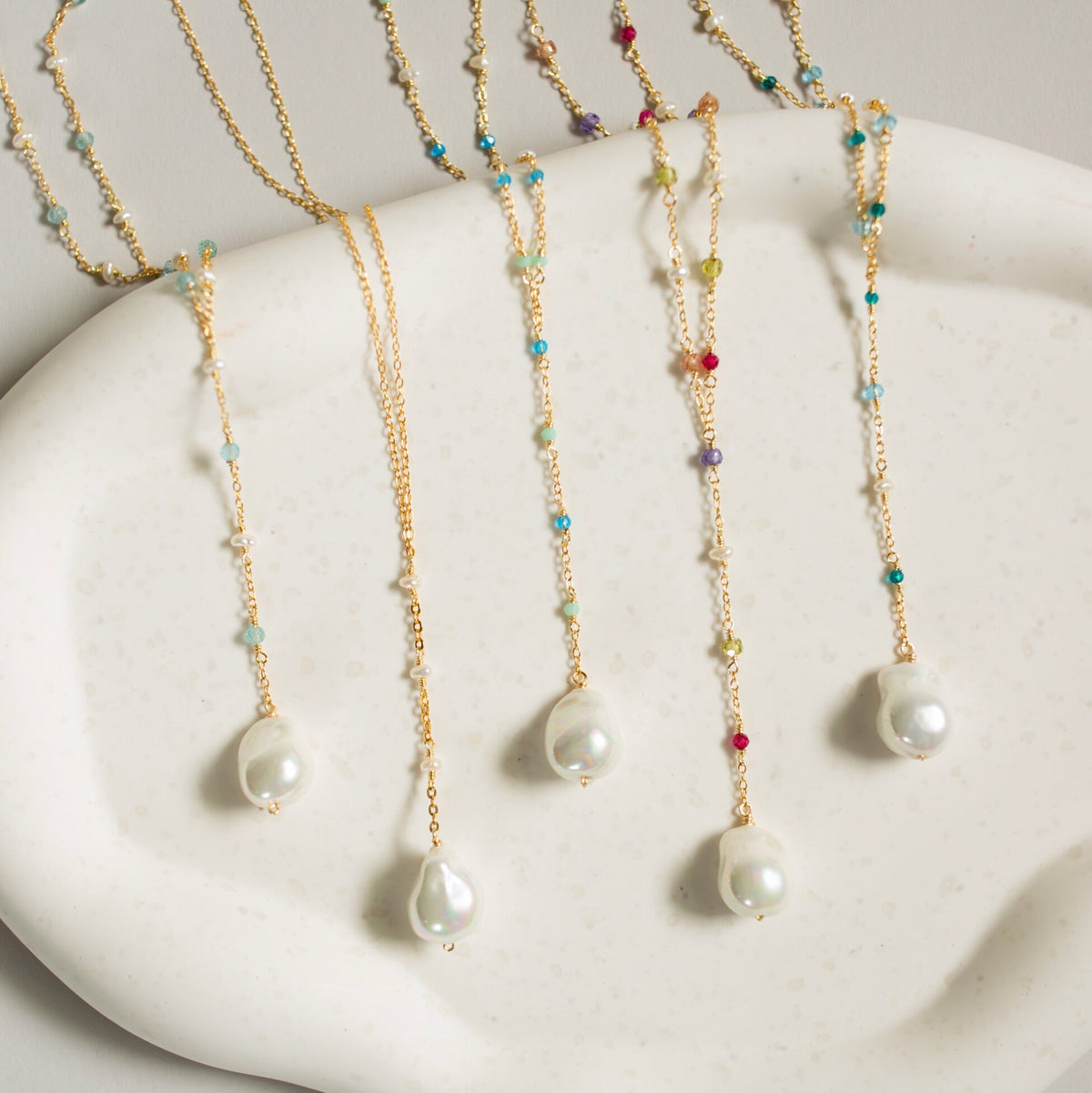 Pearl Gossamer Necklaces