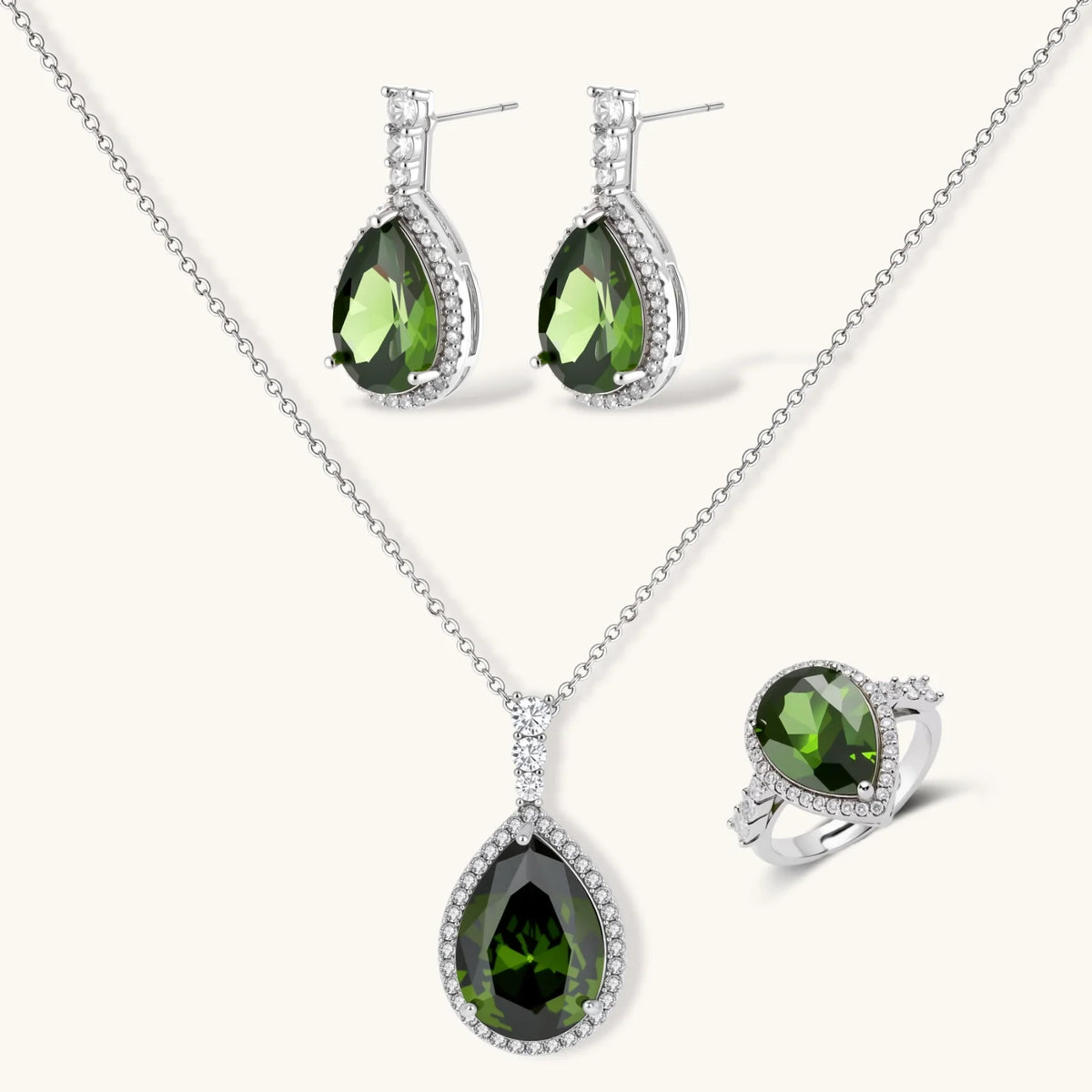 Emerald Dreams Set, front view