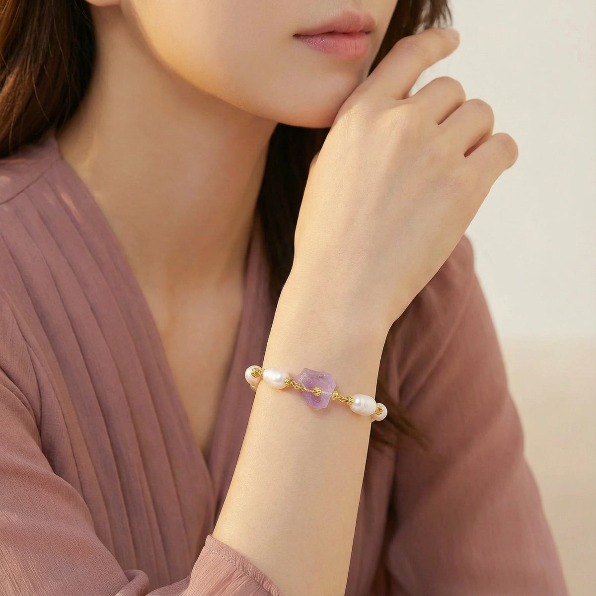 Amethyst Dreams Bracelet by VettedArc