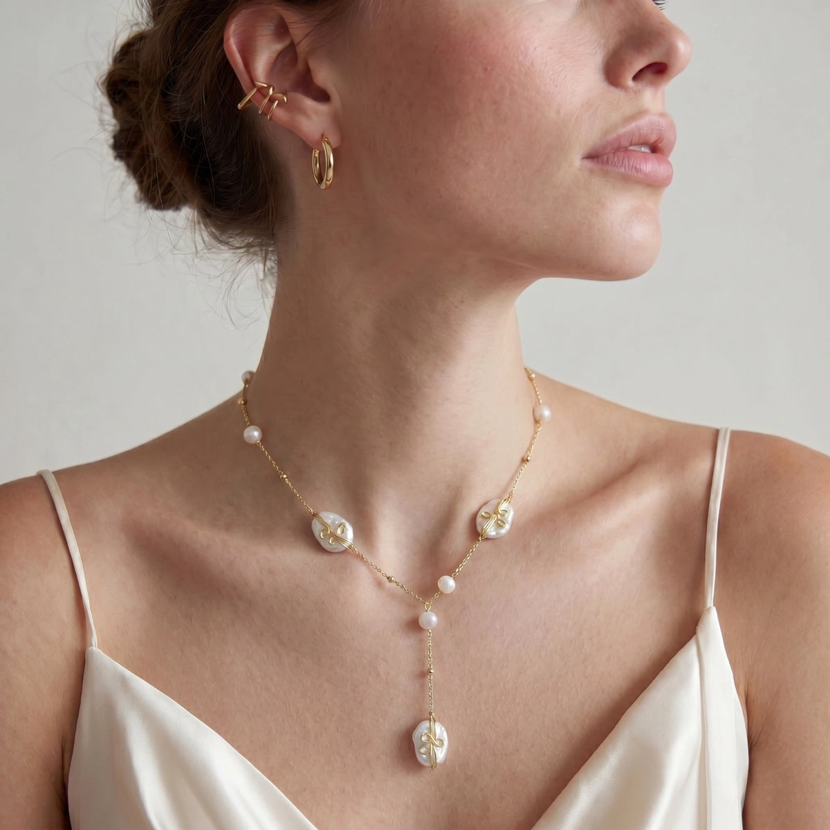 Baroque Pearl Garden Necklace - VettedArc