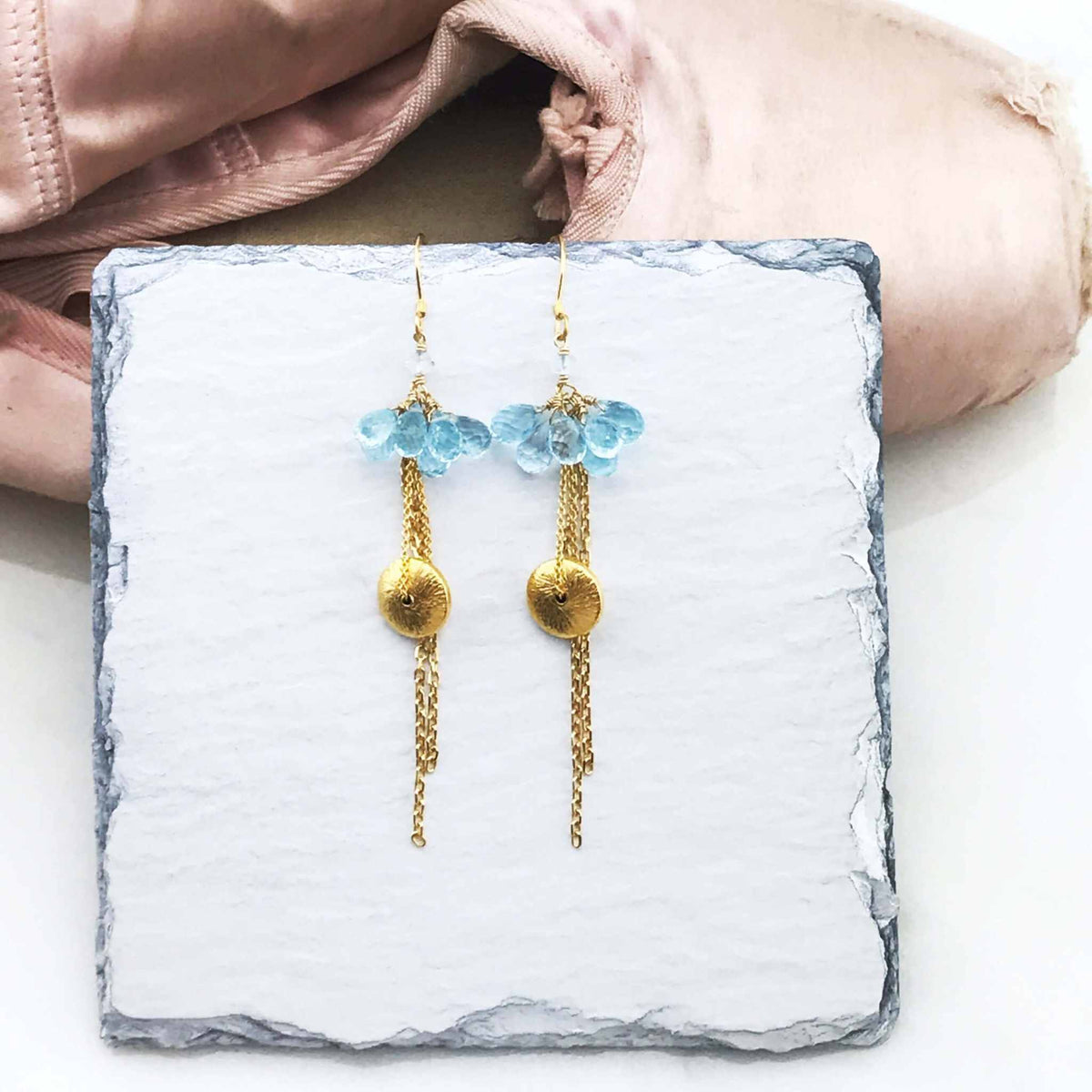 Amethyst En Pointe EarringsInspired by ballerinas, all of the earrings in this collection are gracefully designed to "dance" with the light.
- Amethyst briolette gemstones- 3" long
- French hoEarringsPARKEN JEWELRYVettedArcAmethyst En Pointe Earrings