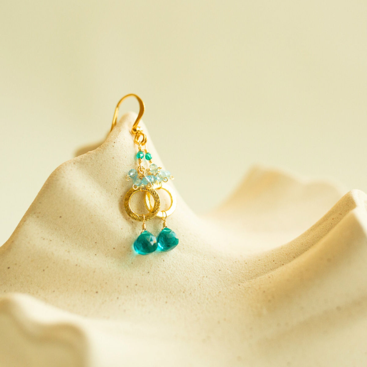 Aquamarine Solara Earrings