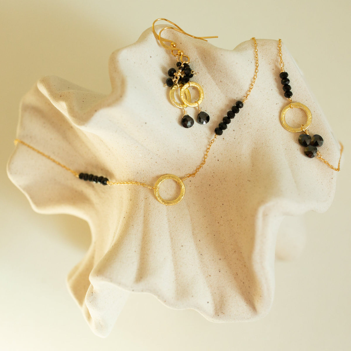 Black Spinel Solara Necklace