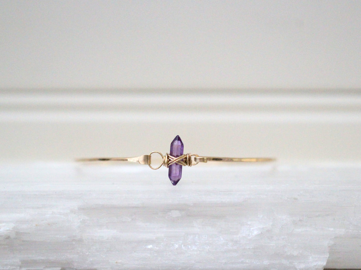 Crest Bracelet - Amethyst