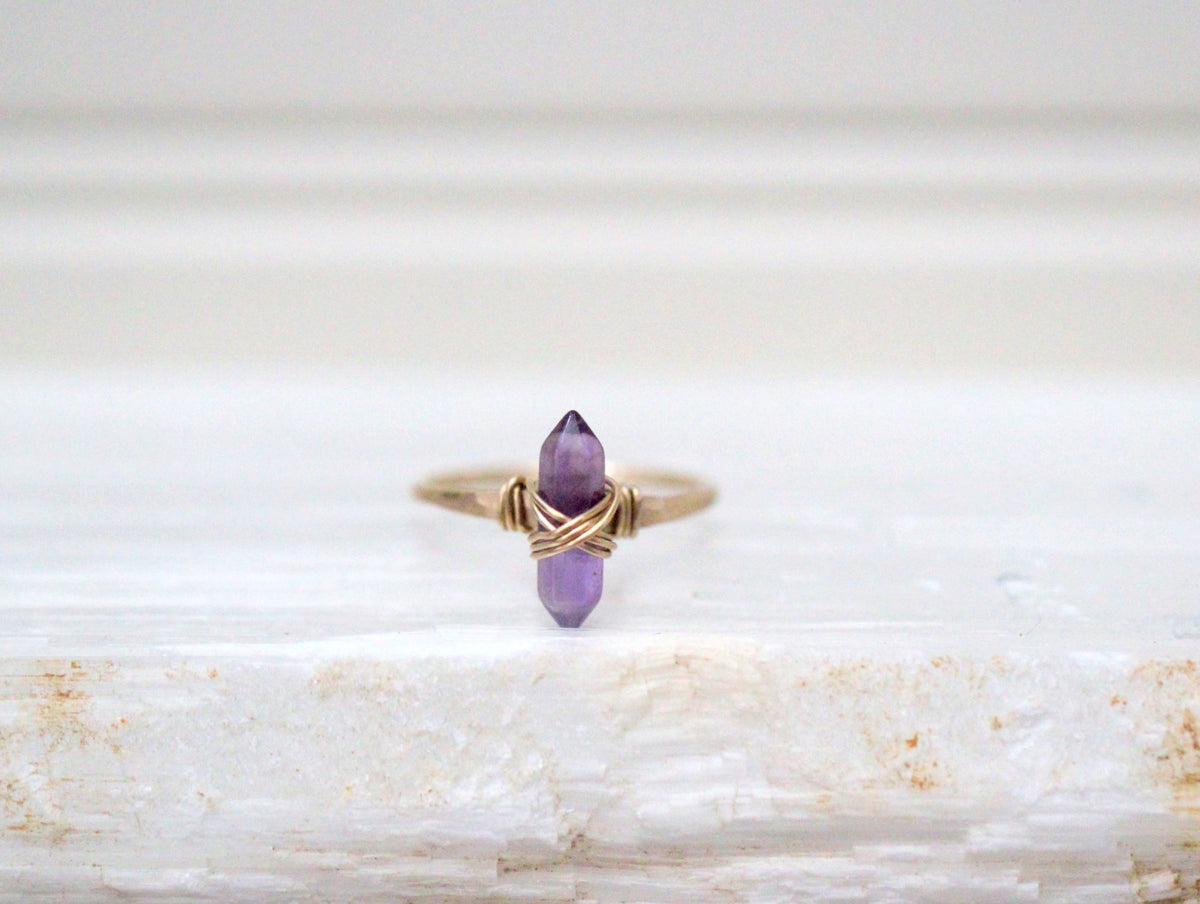 Crest Ring - Amethyst