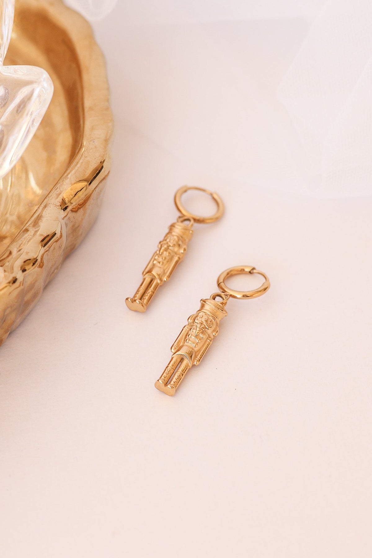 Nutcracker Huggie Hoop