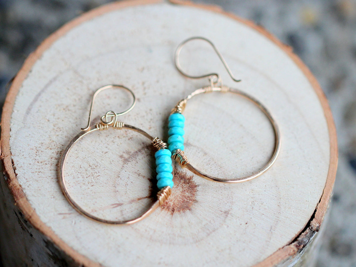 Argonaut Hoops - Turquoise ( As seen on Firefly Lane )