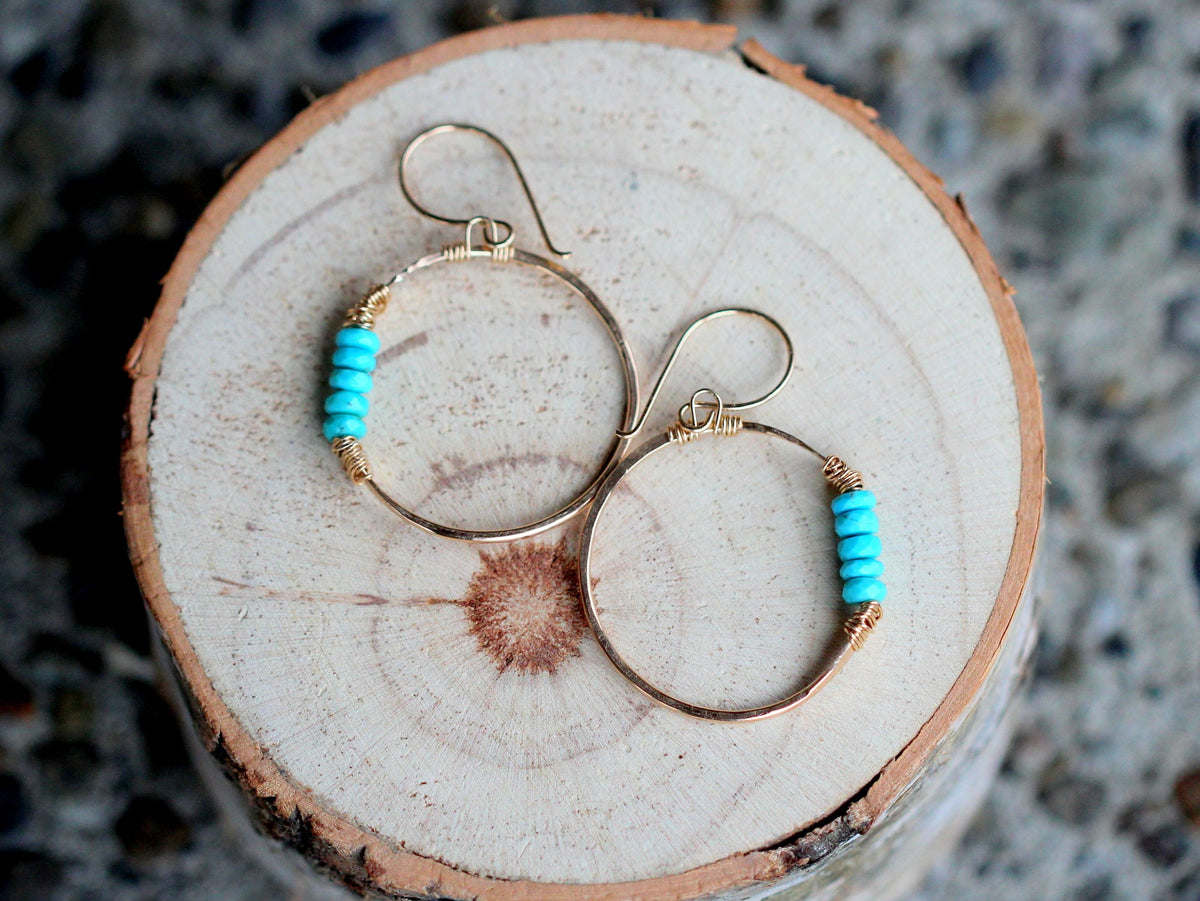 Argonaut Hoops - Turquoise ( As seen on Firefly Lane )