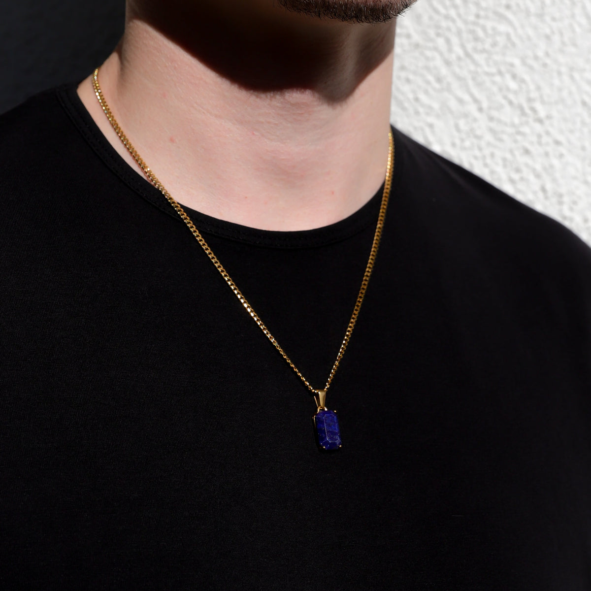 Lapis Lazuli Stone Necklace Set