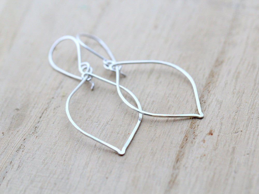 Silver Leaf Earrings
