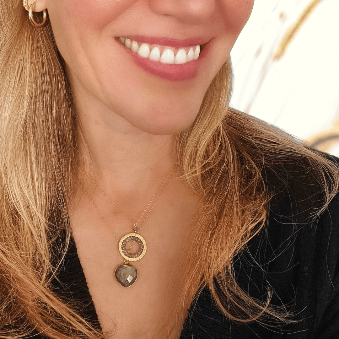 Labradorite PendantThe perfect, wear-with-everything, layering pendant. Indulge yourself with this exquisite, handmade Labradorite pendant. Crafted in 14k gold plated over fine ItalianNecklacesPARKEN JEWELRYVettedArcLabradorite Pendant