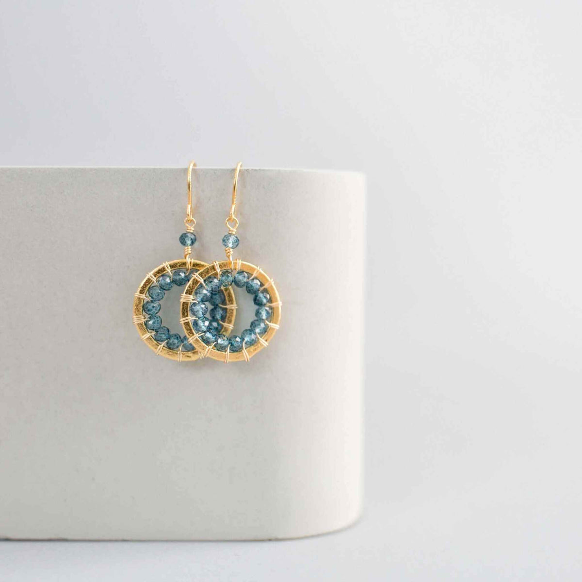 London Blue Quartz Mini Halo EarringsThe Halo collection was our very first one. Intended to symbolize the intricate, universal energy woven within us all. These small, sparkling London Blue Quartz earrEarringsPARKEN JEWELRYVettedArcLondon Blue Quartz