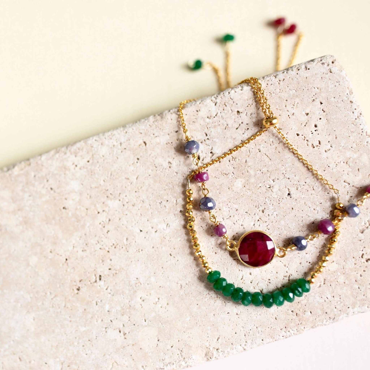 Green Jade Adjustable Stacking BraceletOur super simple bracelets are the ultimate arm candy and completely adjustable to fit anyone. Gorgeous alone or stacked. We&