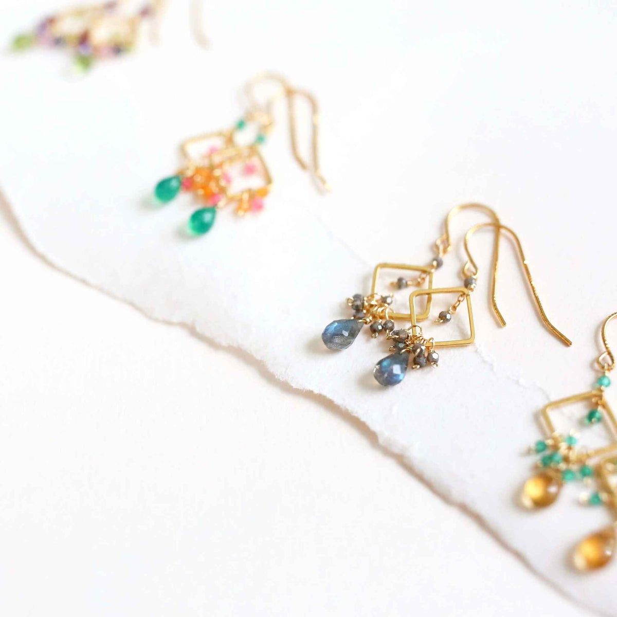 Peridot Pixy EarringsTiny, but packed with sparkle, our Pixy Earring is the perfect little luxury.
- Peridot briolette gemstones with garnet, iolite, amethyst, rose and champagne quartz-EarringsPARKEN JEWELRYVettedArcPeridot Pixy Earrings