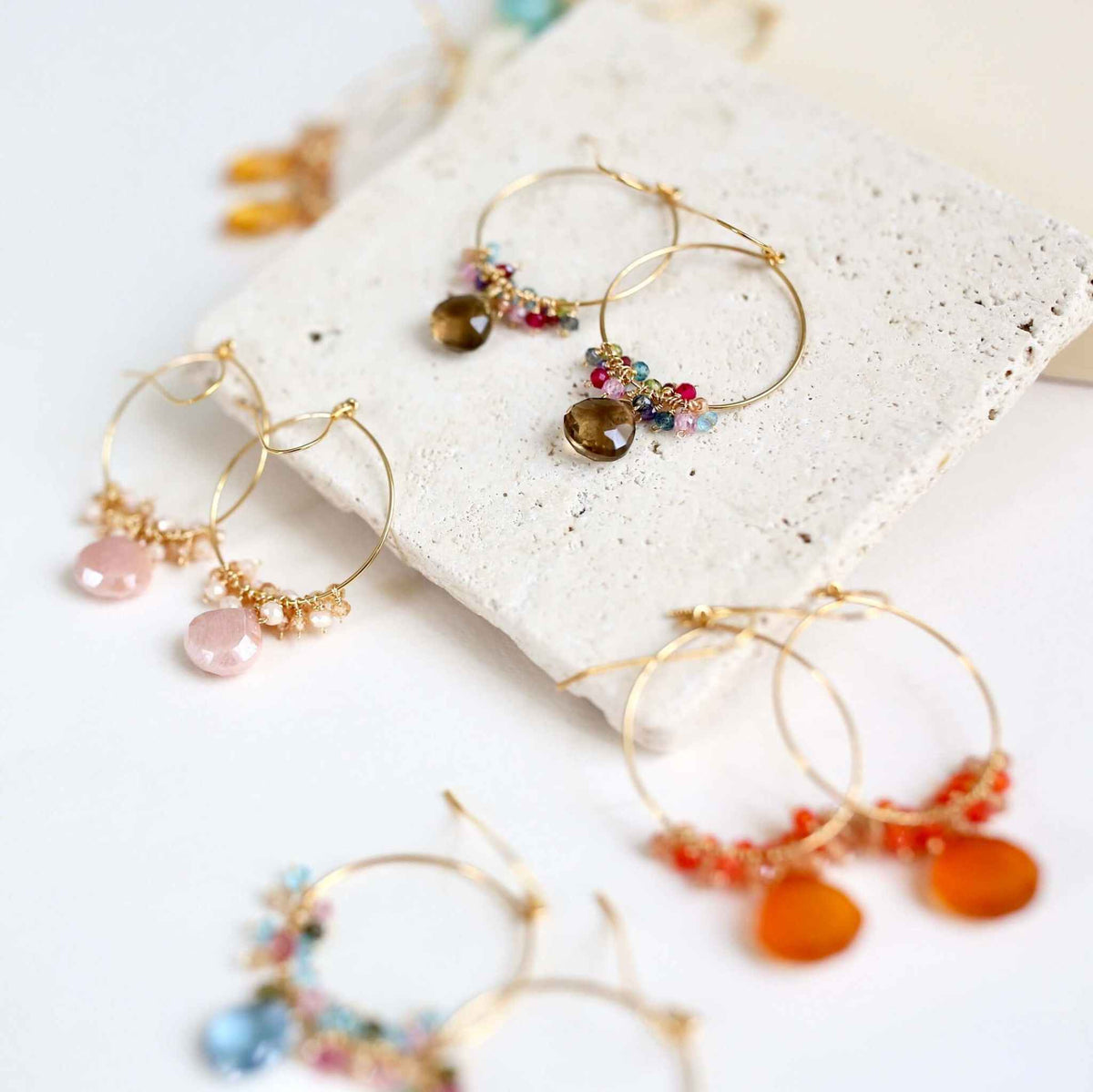 Dark Orange Chalcedony Swing EarringsOur Swing Earrings are almost weightless! So they&