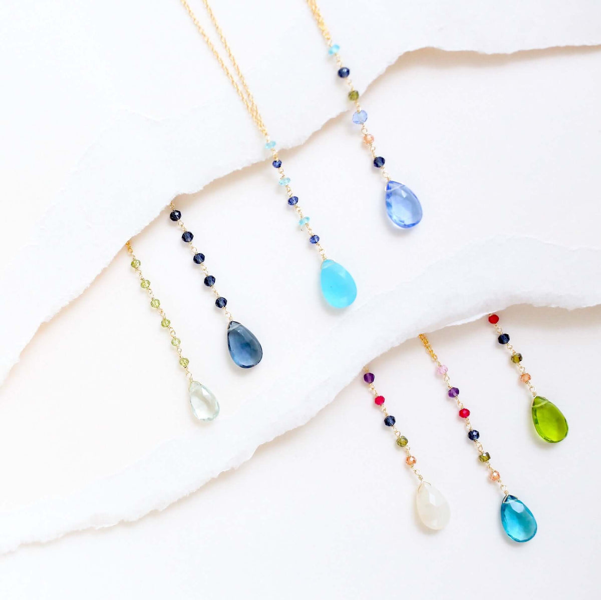 Gemstone Yoga PendantsYoga pendants are designed for total simplicity in 7 different gemstone options.
- 18-20" long with a 2" extender chain- Y pendant drop is 2" long
- Spring ring clasNecklacesPARKEN JEWELRYVettedArcGemstone Yoga Pendants
