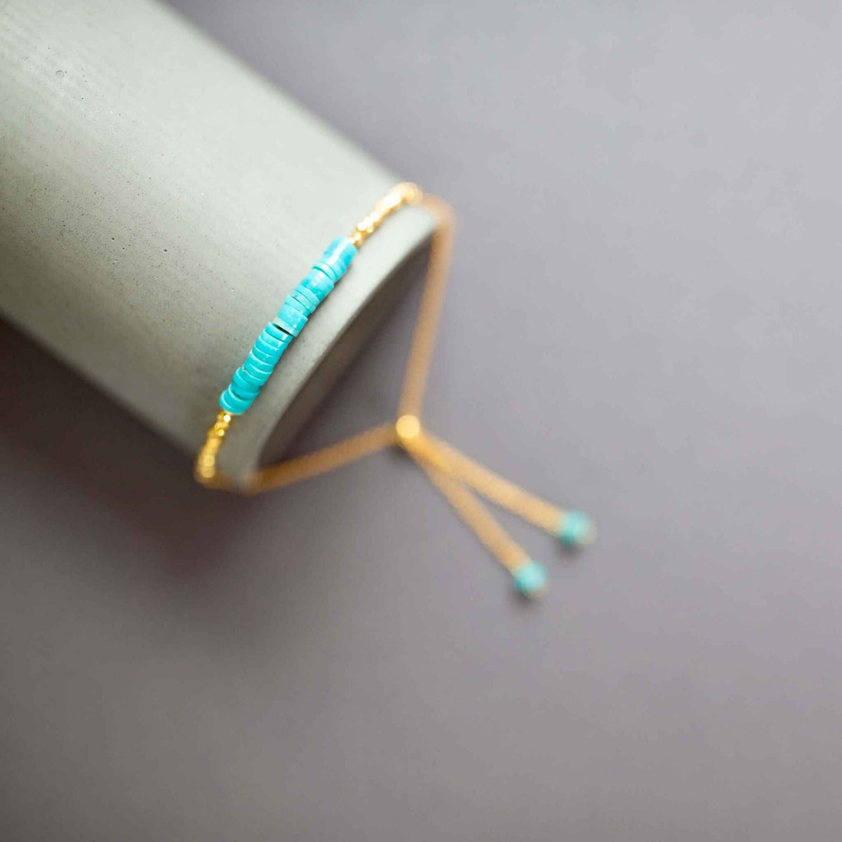 Turquoise Adjustable Stacking BraceletOur super simple bracelets are the ultimate arm candy and completely adjustable to fit anyone. Gorgeous alone or stacked. We&