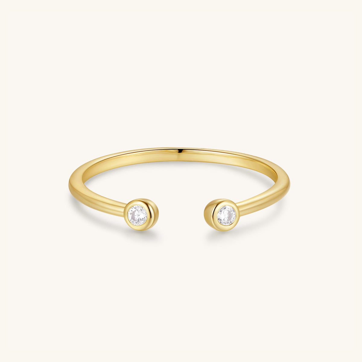 Open Bezel Ring