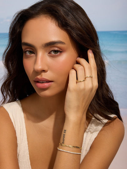 Gold Filled Figaro Bracelet