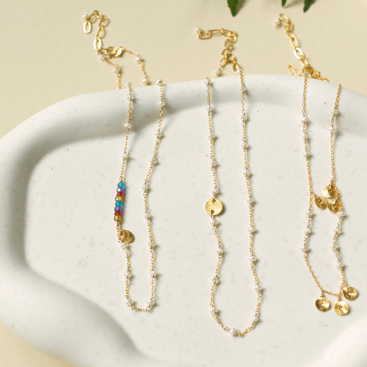 Pearl Paloma Chain Necklace