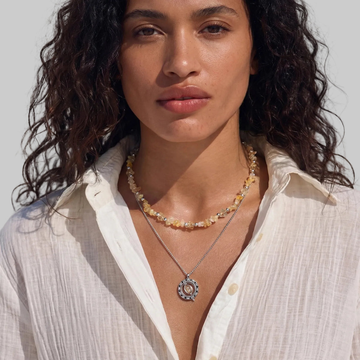 Earthbound Layered Necklace by VettedArc