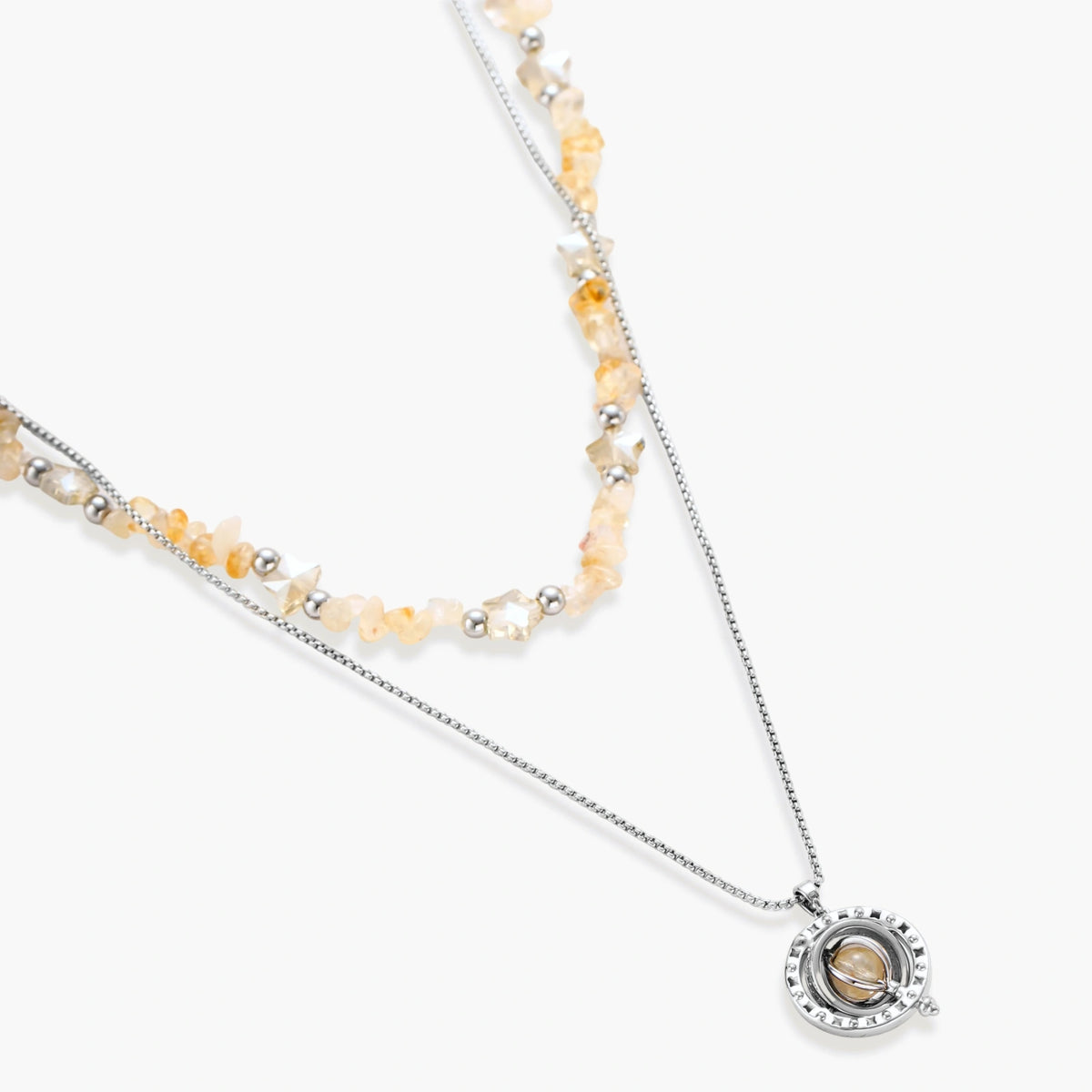 Earthbound Layered Necklace by VettedArc