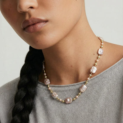 Iridescent Pearl Chain by VettedArc