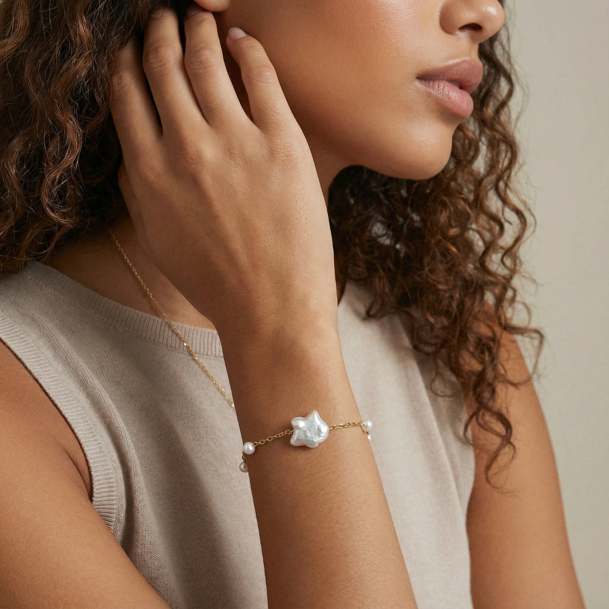 Pearl Harmony Bracelet by VettedArc