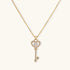 Secret Heart Key Necklace, front view