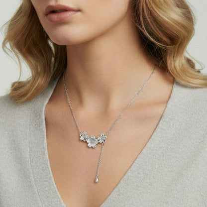 Silver Bloom Lariat - VettedArc
