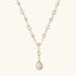 Lumina Pearl Station Necklace, front view