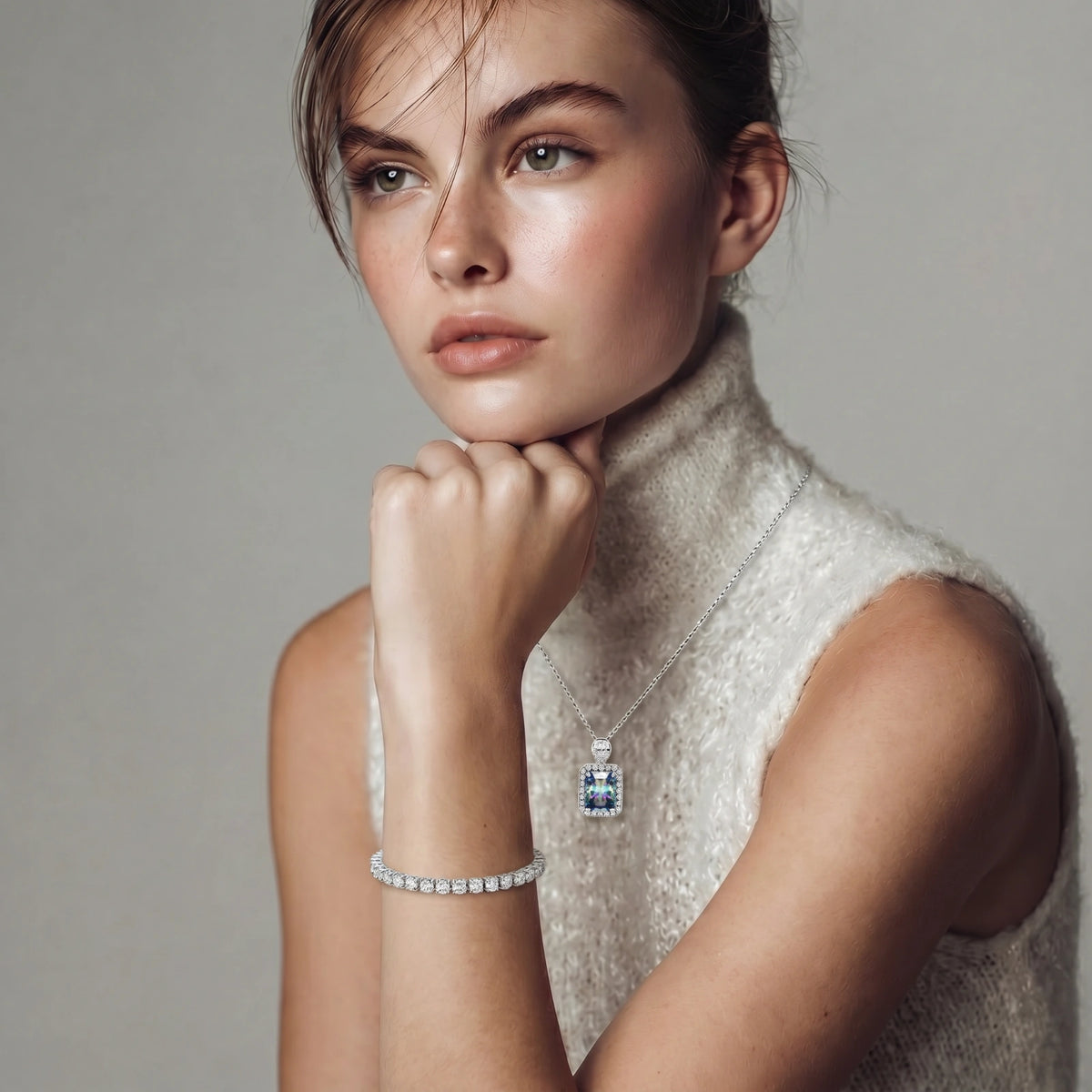 Eternal Sparkle Tennis Moissanite Bracelet by VettedArc