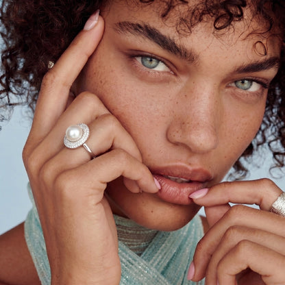 Pearl Constellation Ring by VettedArc