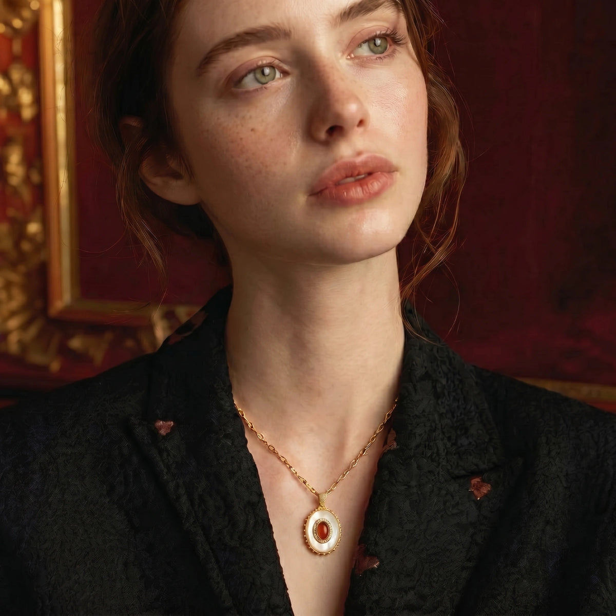 Sunset Halo Necklace by VettedArc