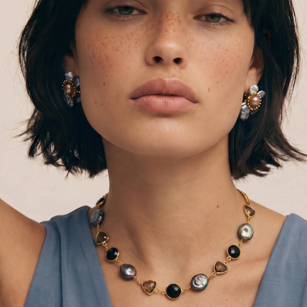 Midnight Baroque Necklace - VettedArc