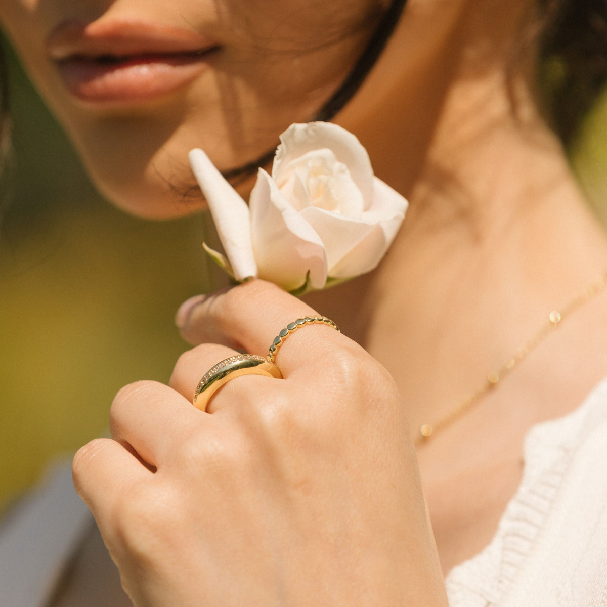 Gold Filled Dot Ring