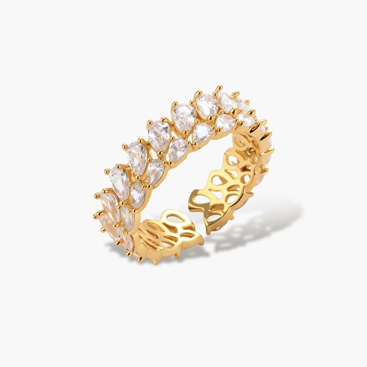 Double Pear Brilliance Ring - VettedArc