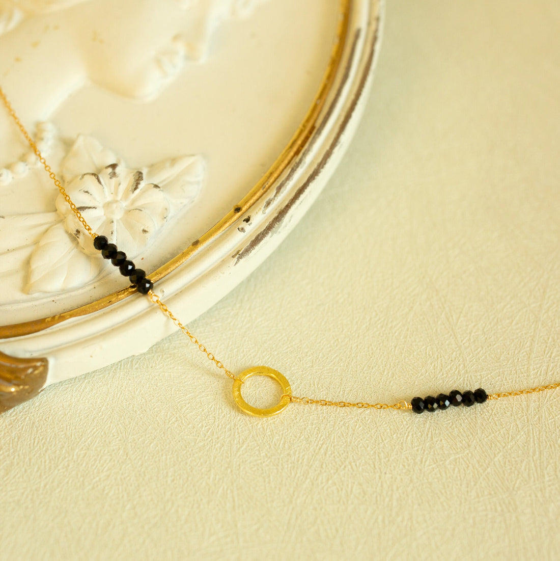 Black Spinel Solara Necklace