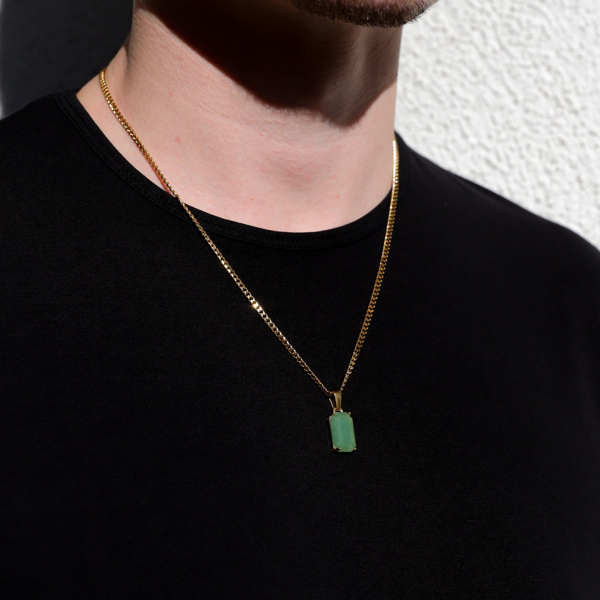 Aventurine Stone Necklace Set