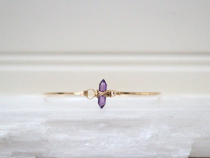 Crest Bracelet - Amethyst