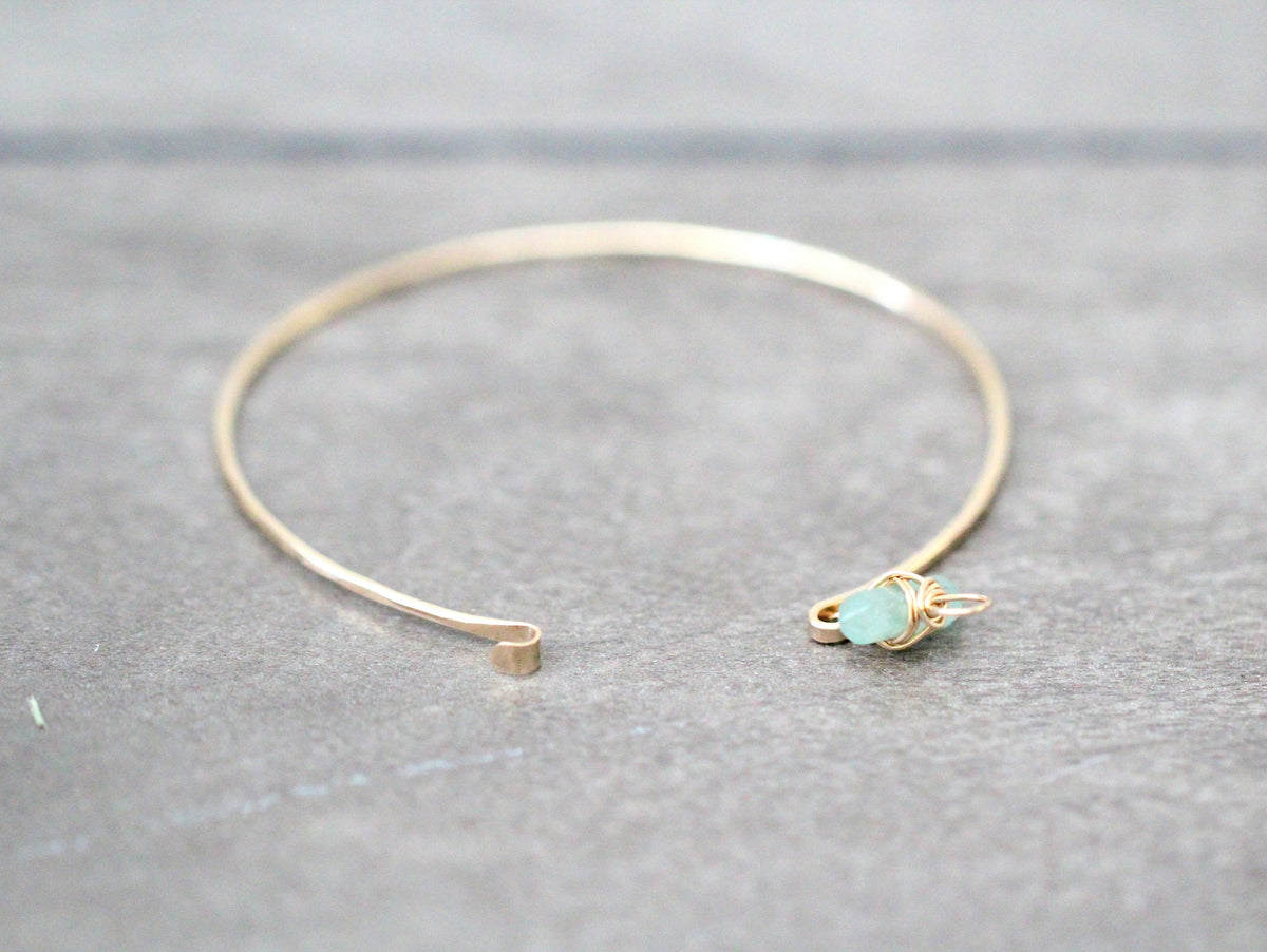 Crest Bracelet - Green Aventurine