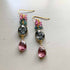 Pink Rhodolite Garnet And Rutilated Quartz Bezel Cluster EarringsGauranteed to get attention, these long gemstone drop earrings are made with dazzling pink rhodolite garnet gems and black rutilated quartz bezel stones.- 2.5" long-EarringsPARKEN JEWELRYVettedArcPink Rhodolite Garnet