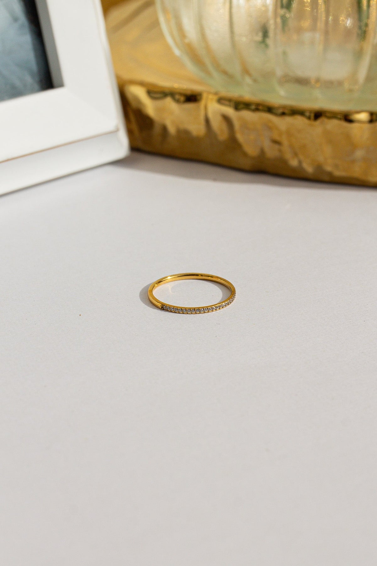 Crystal Stacker Ring