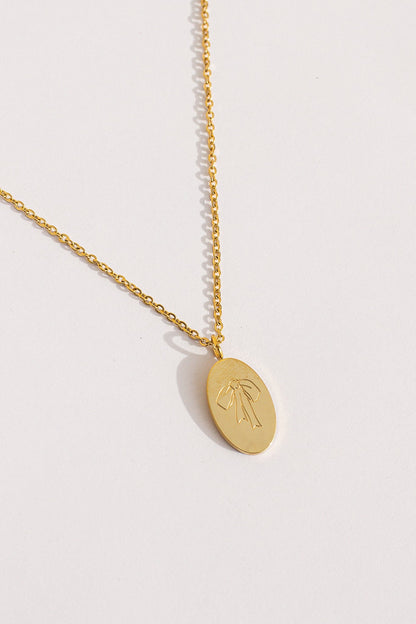 Bow Pendant Necklace