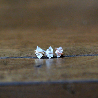 Herkimer Diamond Studs - As Seen On The Small Things Blog &amp; Baby Daddy