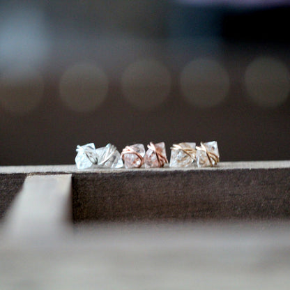 Herkimer Diamond Studs - As Seen On The Small Things Blog &amp; Baby Daddy
