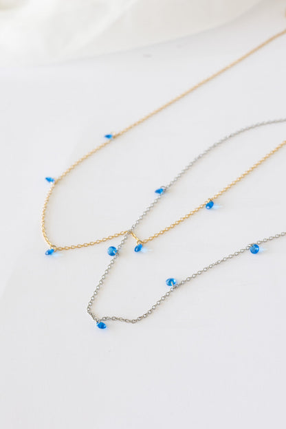 Madison Necklace in Blue