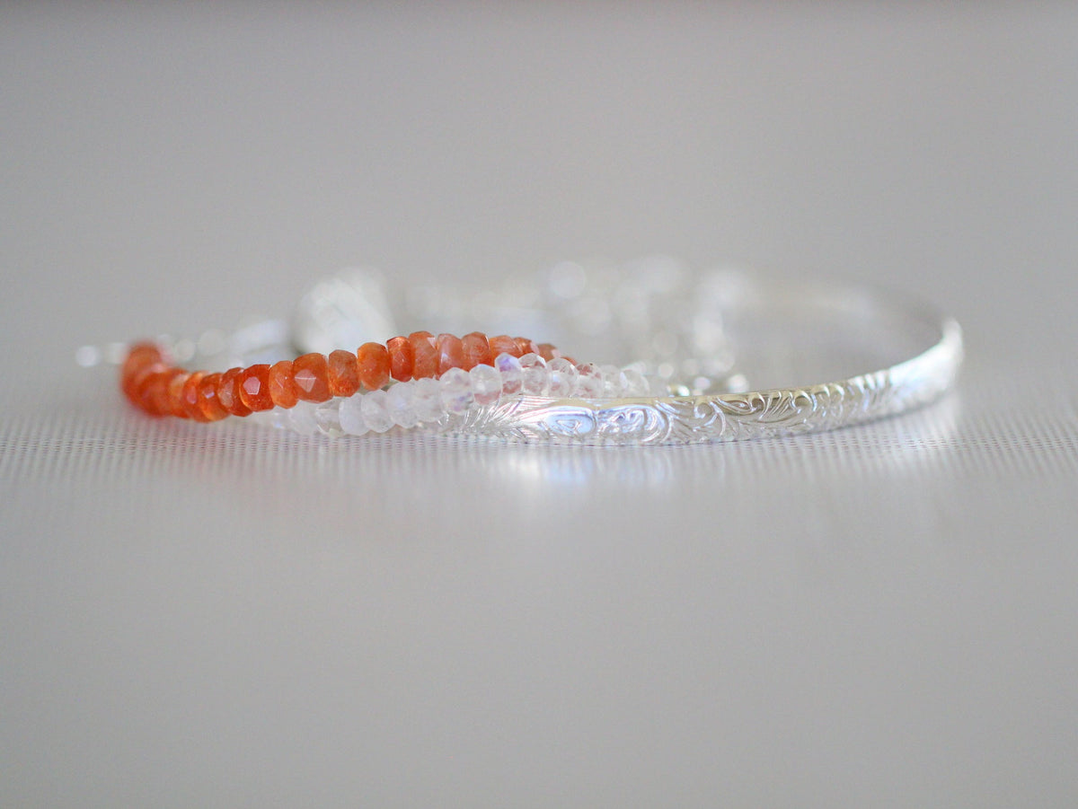 Cara Beaded Bracelet - Sunstone