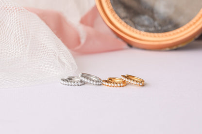 Pearl Mini Hoop