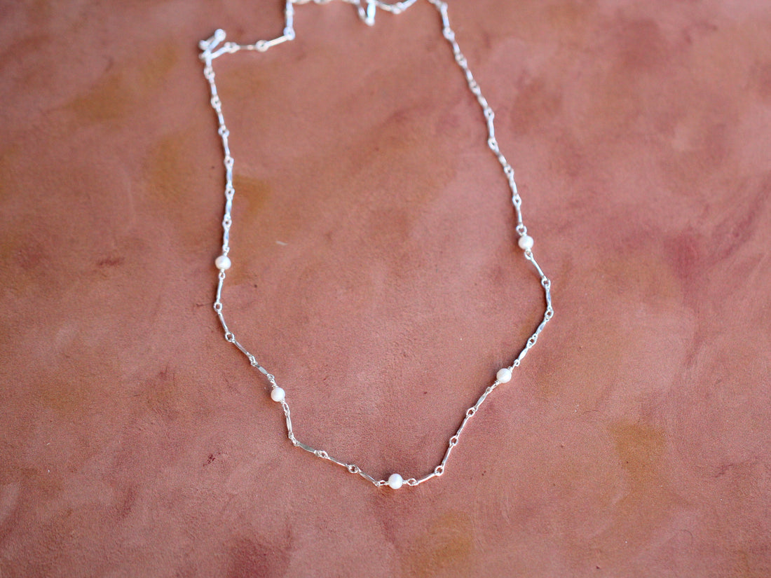 Scalloped Pearl Choker